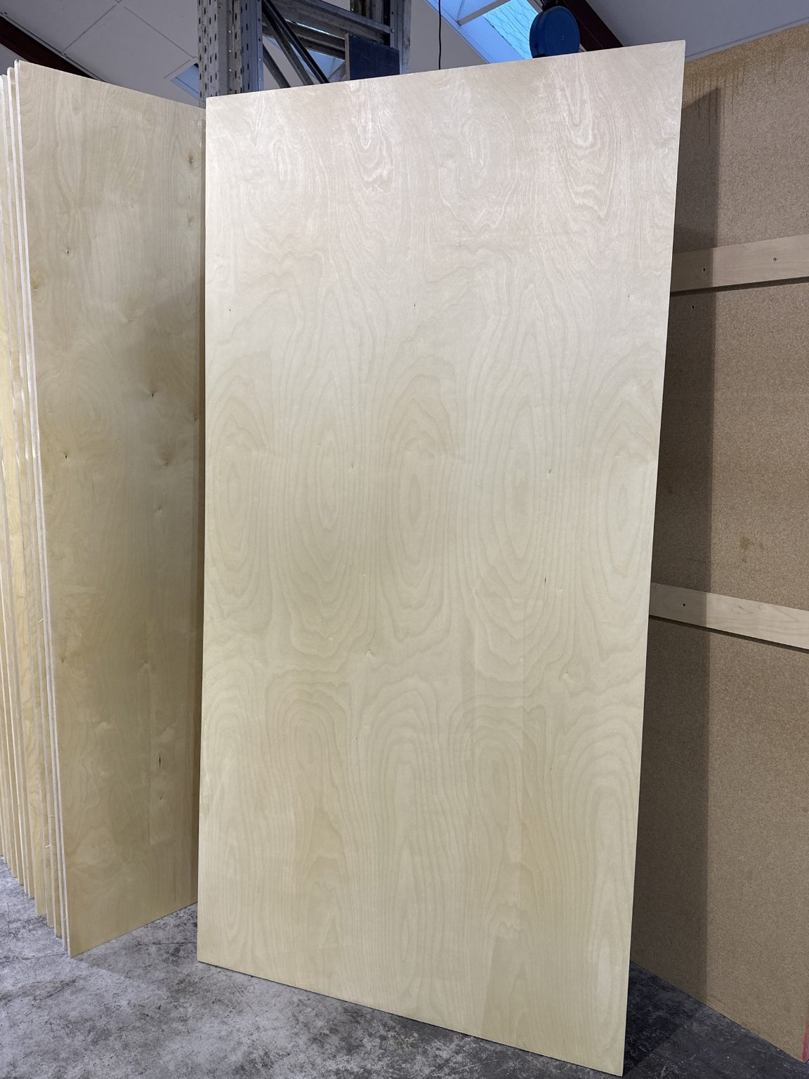 18mm European Birch Plywood – 13-Ply with Clear Finish