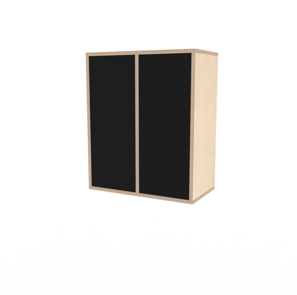 2-Door Plywood Wall Cabinet - vertical