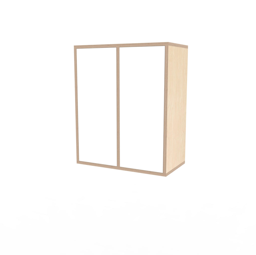 2-Door Plywood Wall Cabinet - vertical