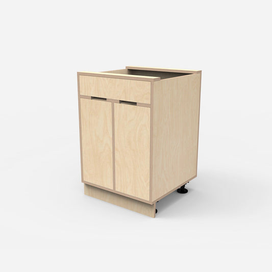 2-Door Plywood Sink Base Cabinet
