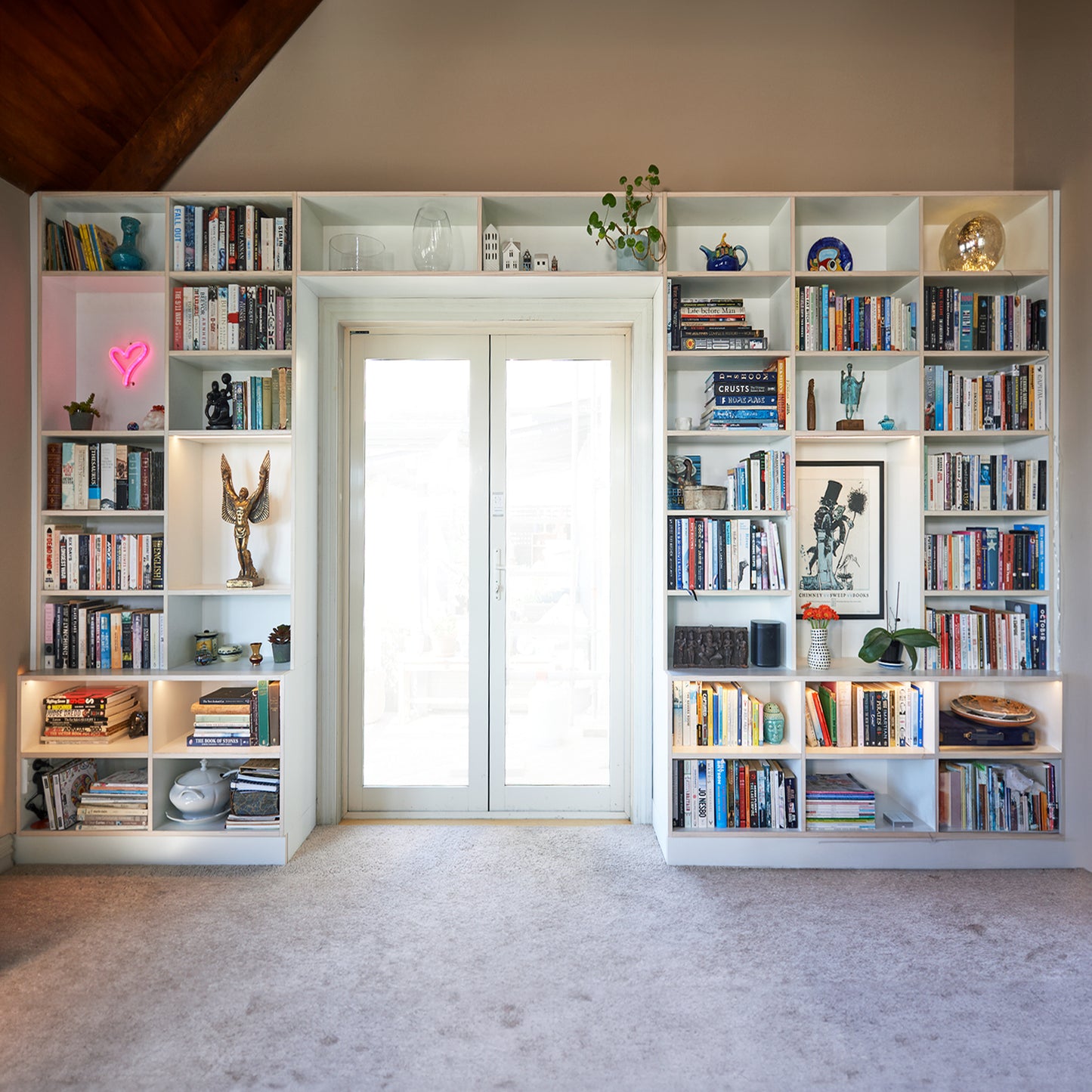 Door Surround Plywood Bookcase 4000mm (W) x 450mm (D) x 2400mm (H)