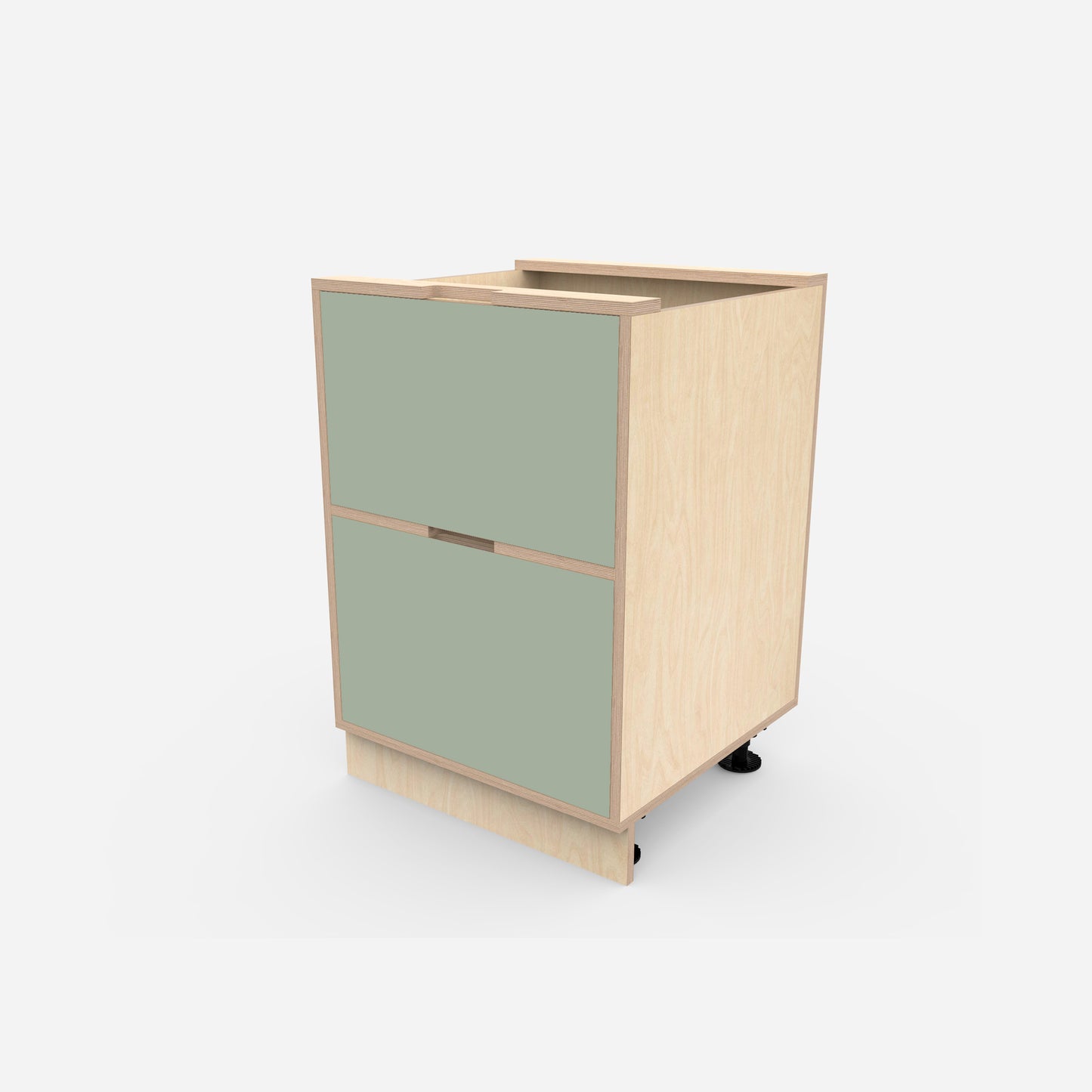 2 Drawer Plywood Base Cabinet