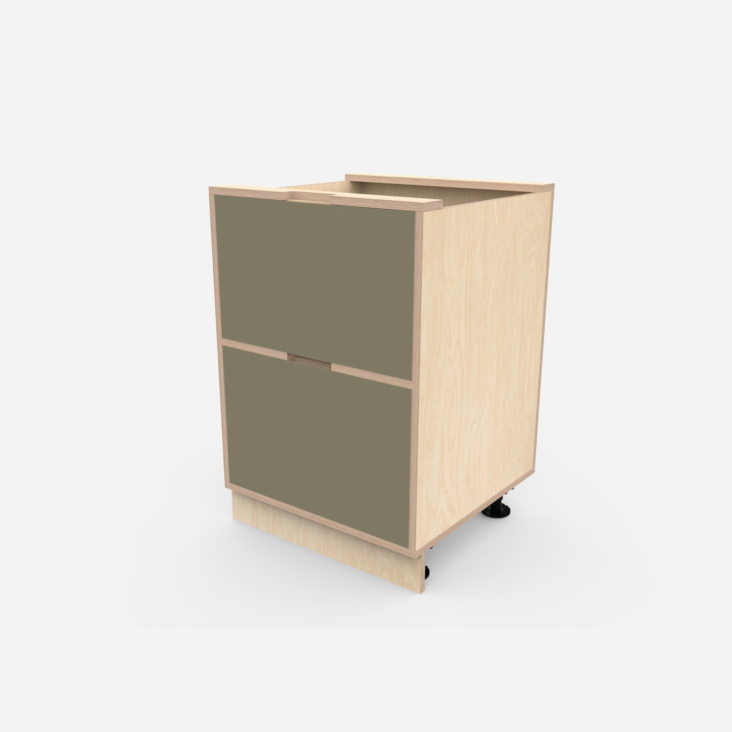 2 Drawer Plywood Base Cabinet