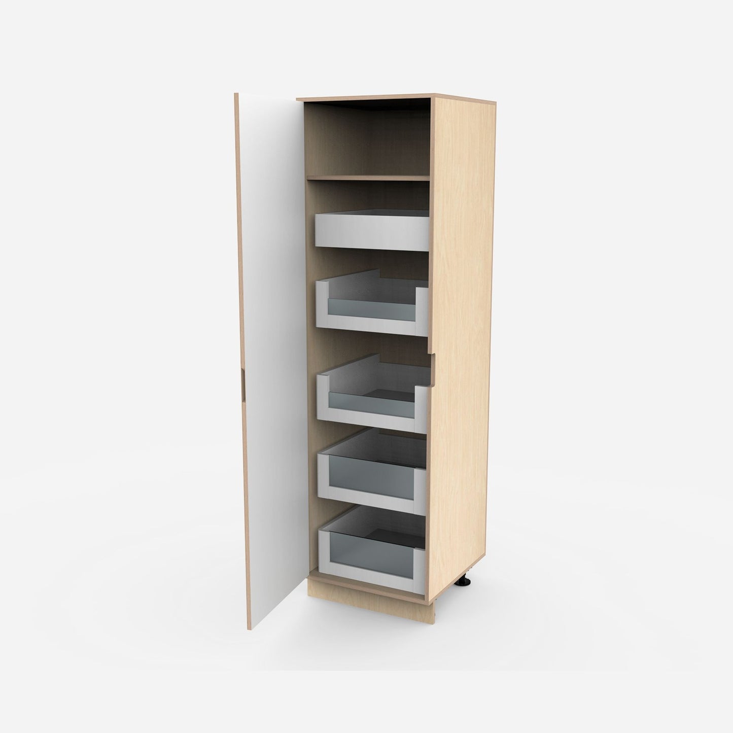 5-drawer Plywood Pantry Cabinet
