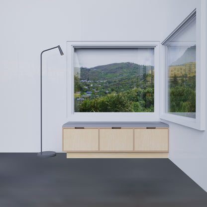 3 Drawer Plywood Bench Seat