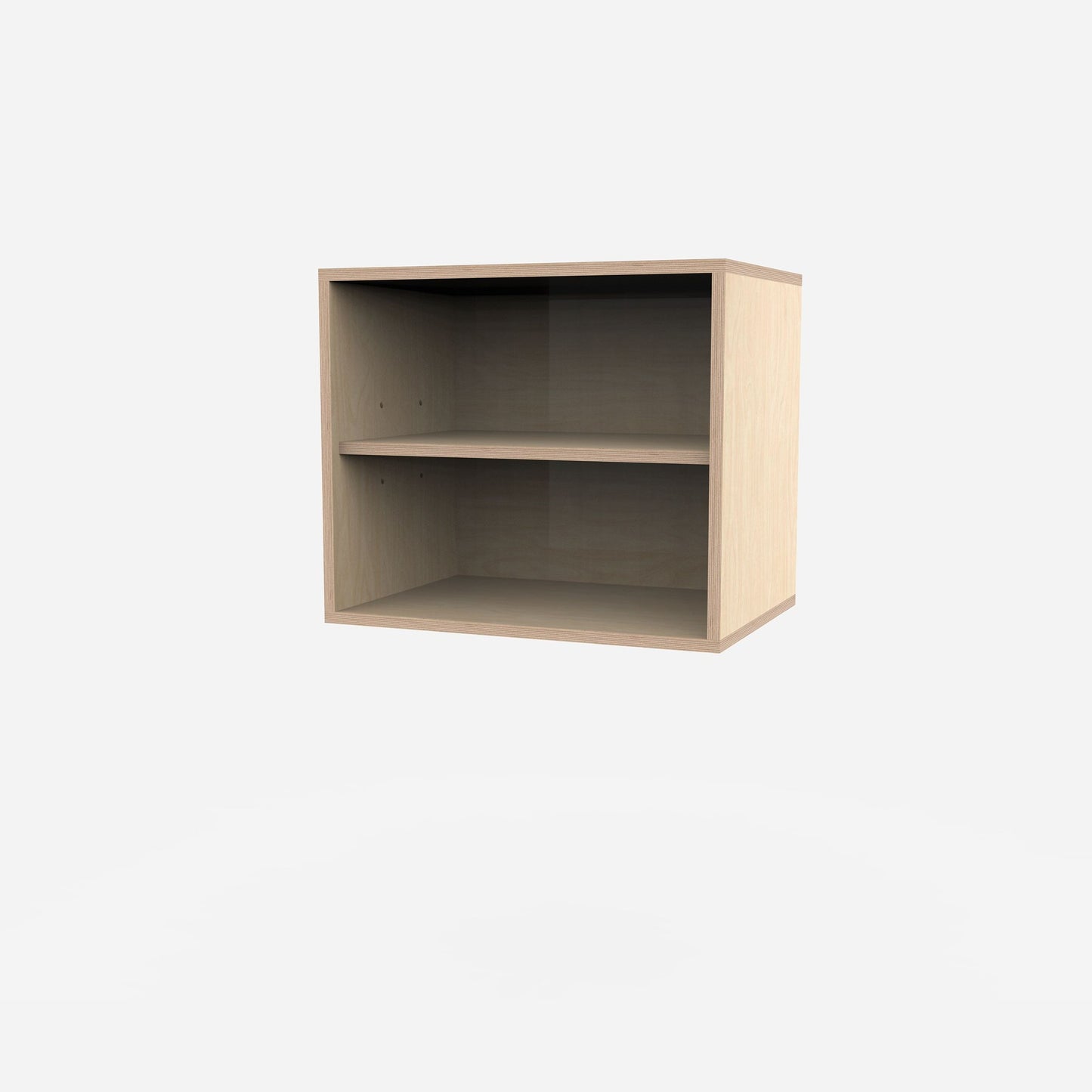 Open Plywood Wall Cabinet