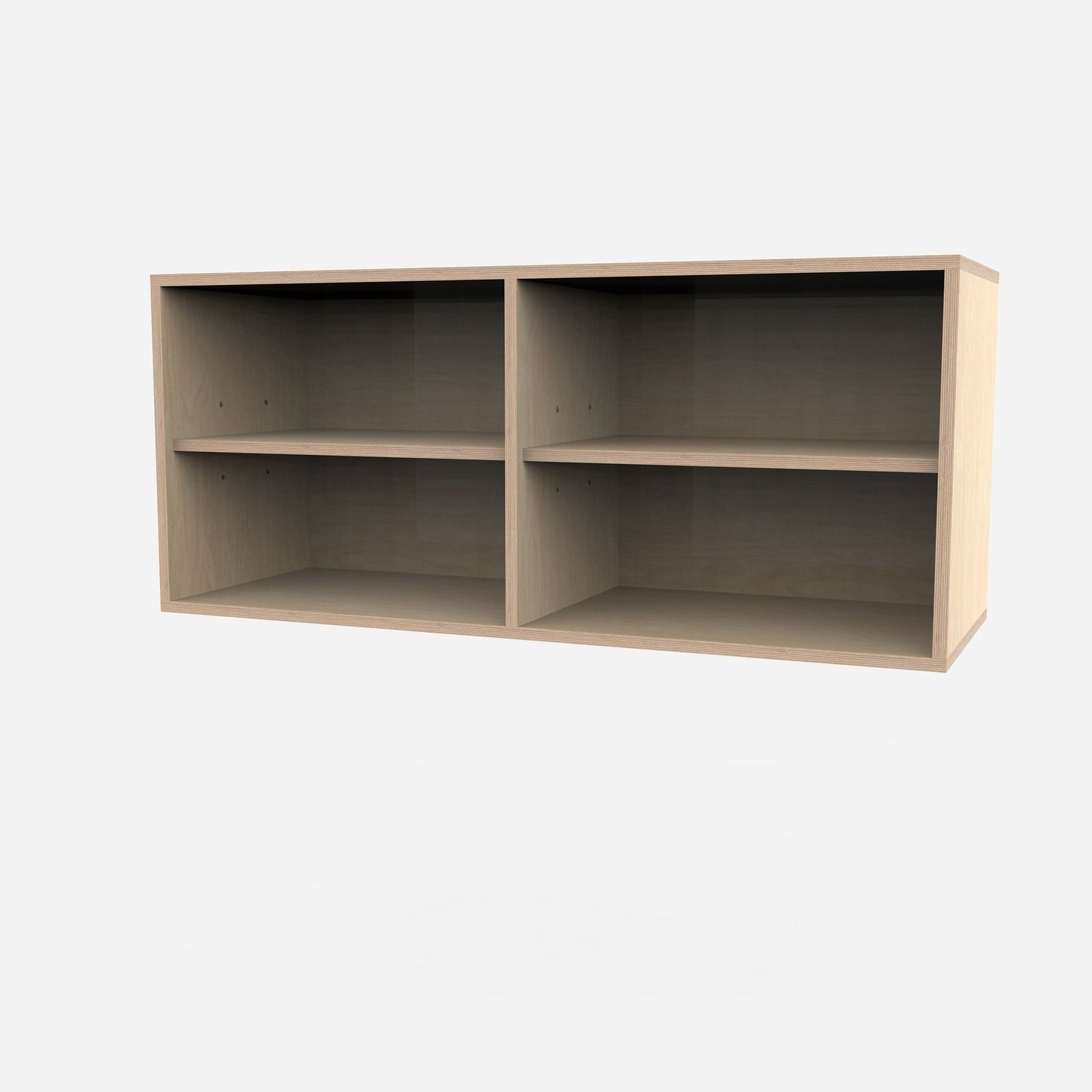 Open Plywood Wall Cabinet