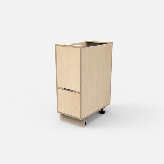 Pull Out Plywood Bin Cabinet with Drawer