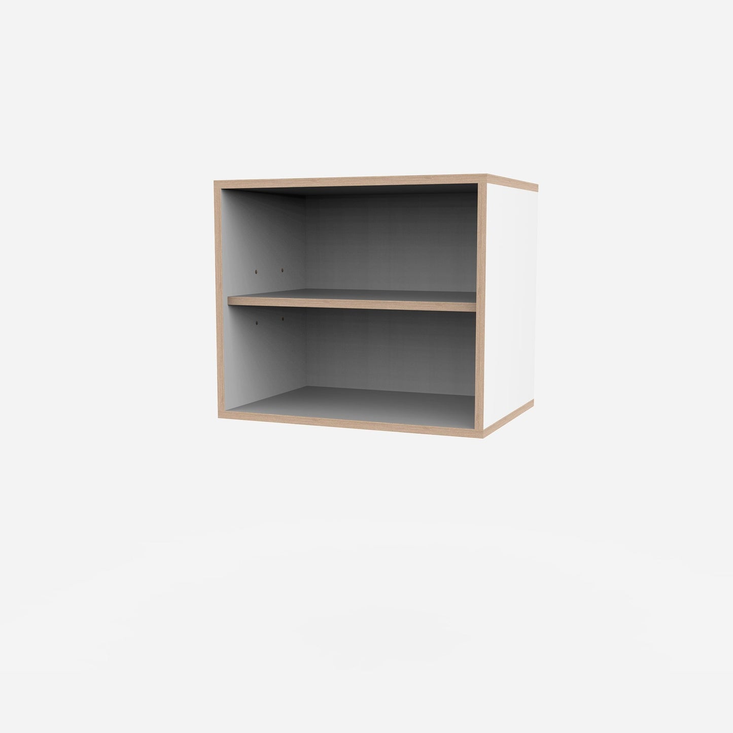 Open Plywood Wall Cabinet