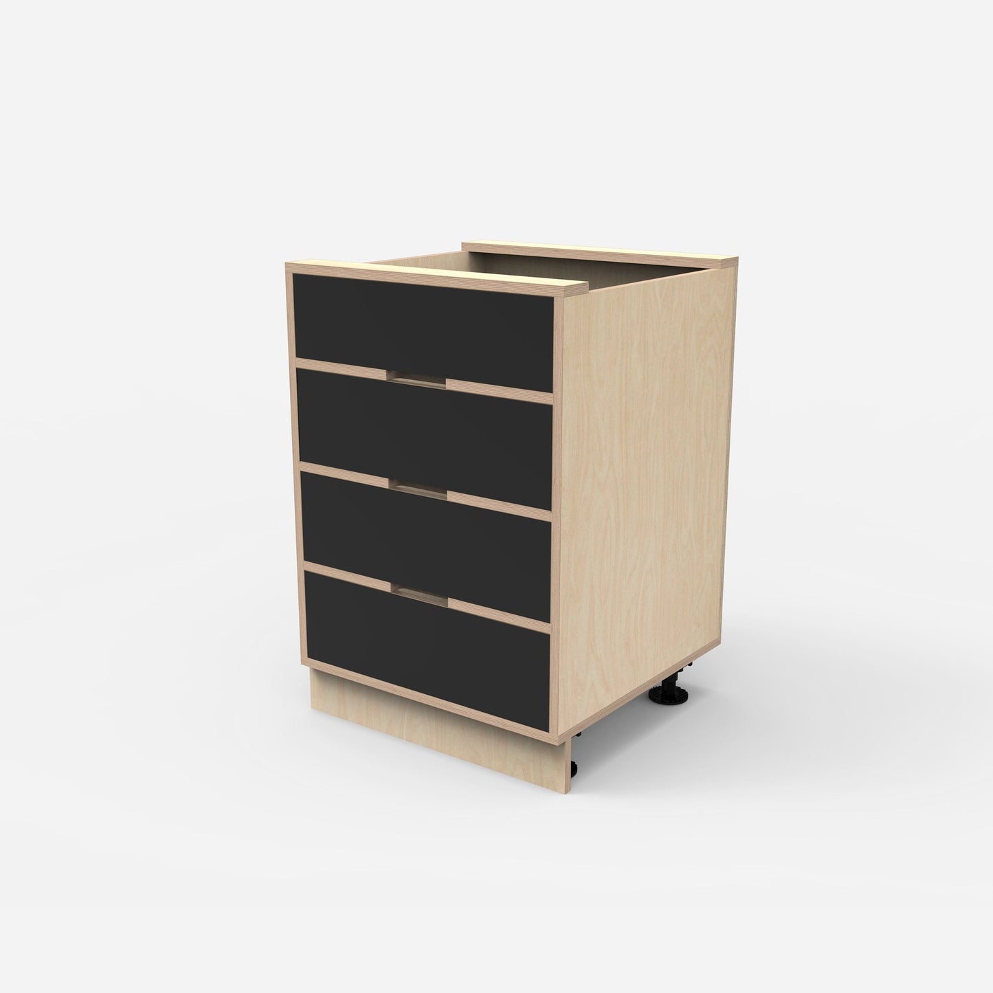 4 Drawer Plywood Base Cabinet