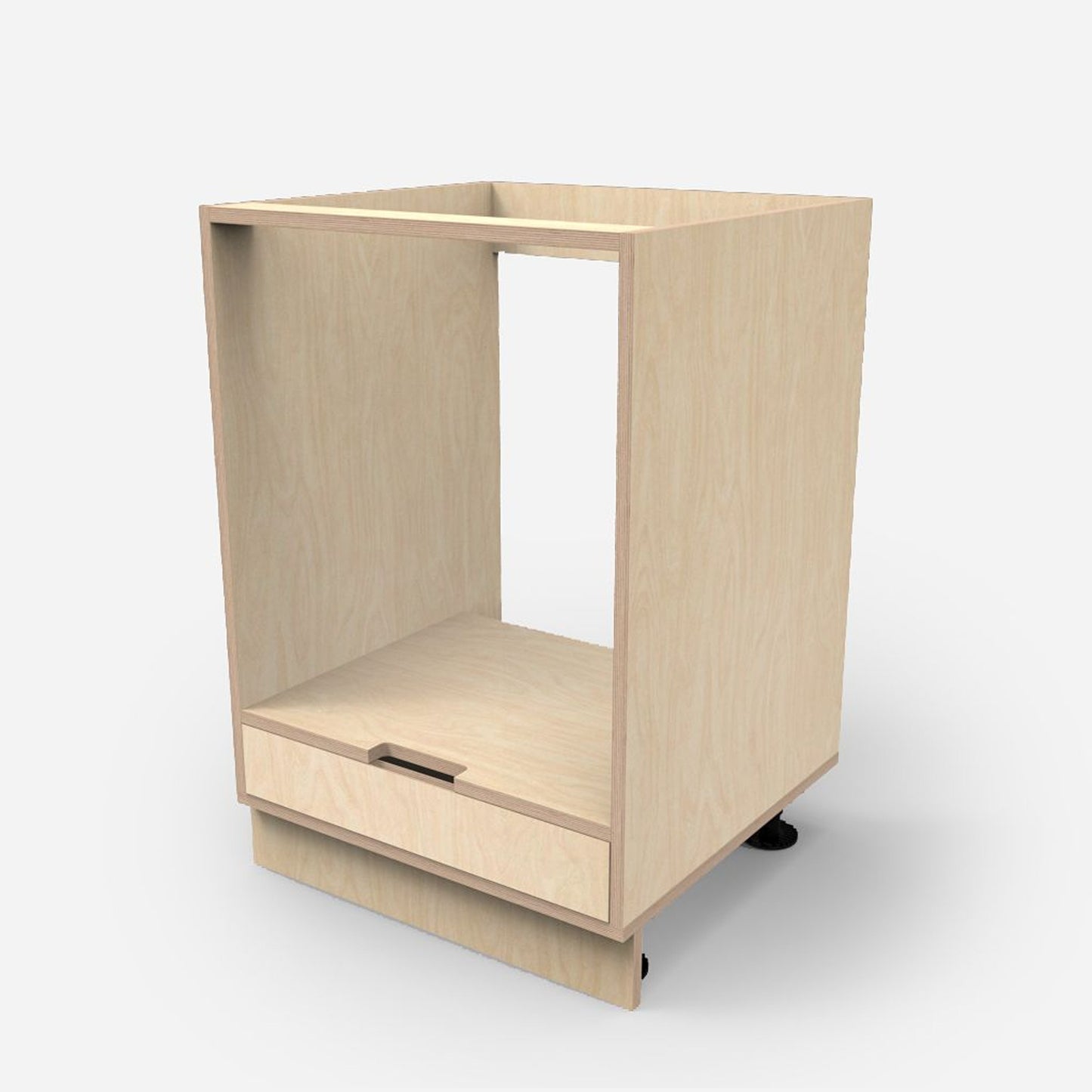 Oven Plywood Cabinet with Drawer