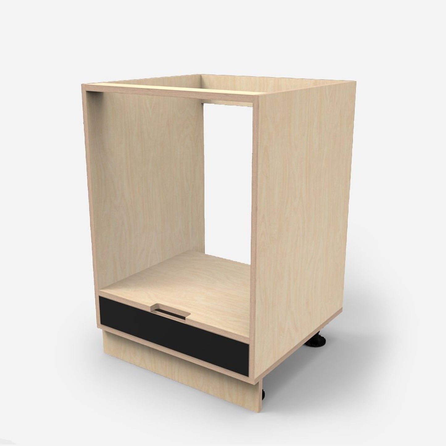 Oven Plywood Cabinet with Drawer