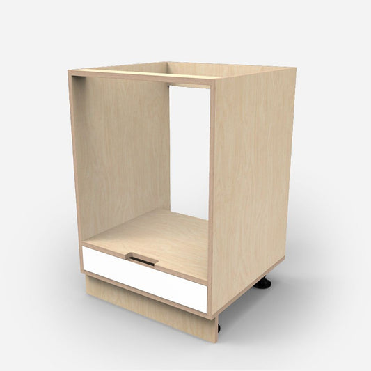 Oven Plywood Cabinet with Drawer